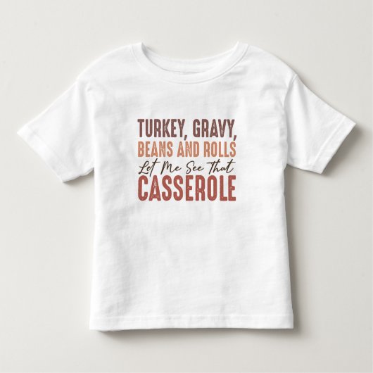Thanksgiving feast kinder shirts (Voorkant)