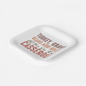 Thanksgiving feast papieren bordje (Gebogen)