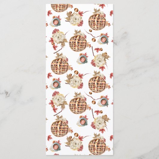 Thanksgiving Feed Watercolor Dinner Menu (Dos)