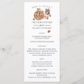 Thanksgiving Feed Watercolor Dinner Menu (Devant)