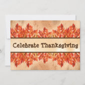 Thanksgiving feestdag kaart (Voorkant)