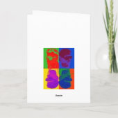 Thanksgiving Feestdagen Kaart (Achterkant)