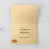  Thanksgiving Feestdagen Kaart (Binnen)