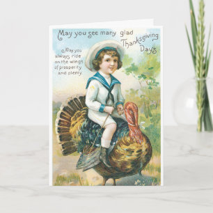 Thanksgiving Feestdagen Kaart
