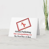 Thanksgiving Feestdagen Kaart (Achterkant)