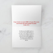 Thanksgiving Feestdagen Kaart (Binnen)