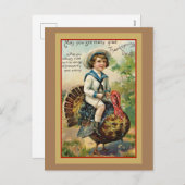  Thanksgiving Feestdagenkaart (Voorkant / Achterkant)