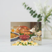 Thanksgiving Feestdagenkaart (Staand voorkant)