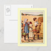 Thanksgiving Feestdagenkaart (Voorkant / Achterkant)