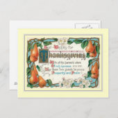  Thanksgiving Feestdagenkaart (Voorkant / Achterkant)