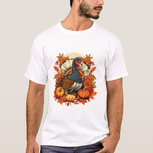 Thanksgiving Festival Turkije T-shirt (Voorkant)