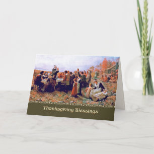 Thanksgiving. Fine Art Feestdagen Kaart