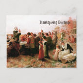 Thanksgiving. Fine Art Feestdagenkaart (Voorkant)