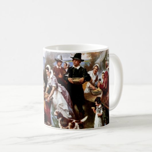 Thanksgiving Fine Art Gig Mug (Devant droit)