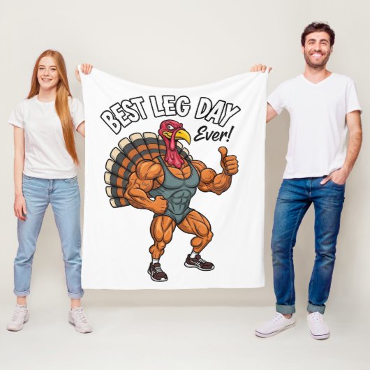 Thanksgiving Fleece Blanket (In situ)