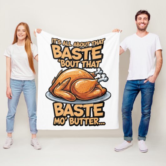 Thanksgiving Fleece Blanket Deken (In situ)