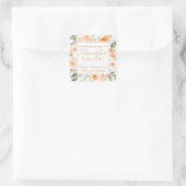 Thanksgiving Floral Hartelijk dank Sticker Gift La (Tas)