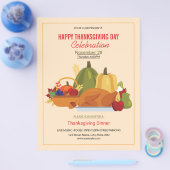 Thanksgiving Flyer-sjabloon Flyer (Enkel)