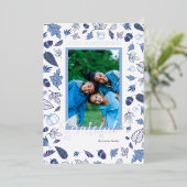 Thanksgiving Folie Feestdagenkaart (Staand Voorkant)