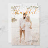 Thanksgiving Foto Typografie Sjabloon (Voorkant)