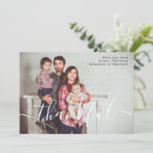 Thanksgiving Foto Typografie Sjabloon (Staand voorkant)