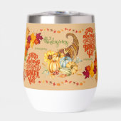 Thanksgiving Friendsgiving Automne sur beige | (Avant)