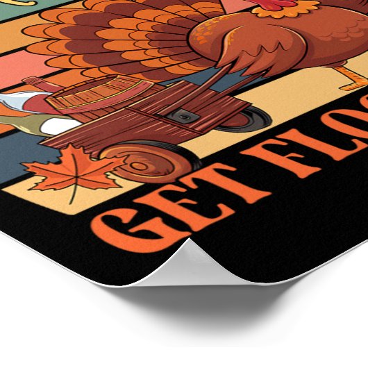 Thanksgiving Friendsgiving Squad wordt opgeslokt d Poster (Hoek)