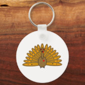 Thanksgiving Friendsgiving Turkey Sleutelhanger (Voorkant)