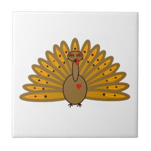 Thanksgiving Friendsgiving Turkey Tegeltje