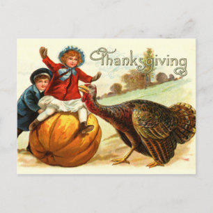 Thanksgiving Frolick Feestdagenkaart