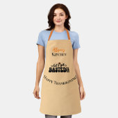 Thanksgiving Funny Personalize Apron Schort (Gedragen)