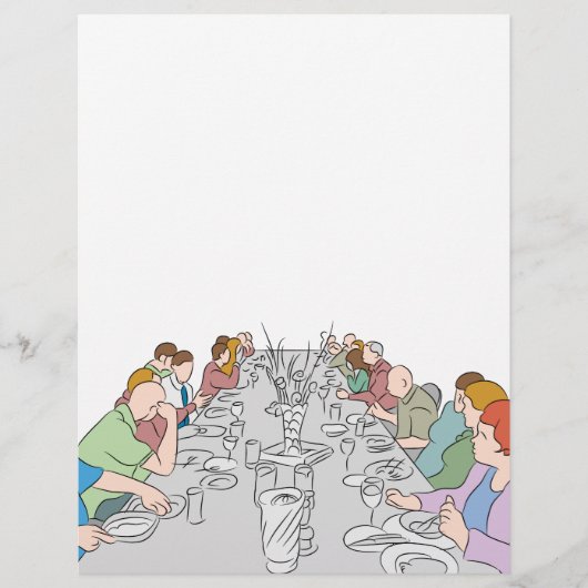 Thanksgiving gezinsinetabel (Voorkant)