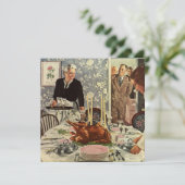  Thanksgiving, gezinsplanning Kaart (Staand voorkant)