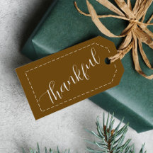 Thanksgiving Gifts Aangepaste Naam Minimalist