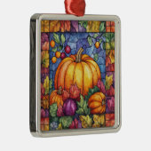 Thanksgiving Glas in lood Ornament (Rechts)