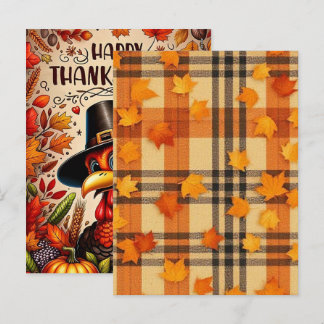 Thanksgiving Gloeiende Herfst Dansfeest Behang Feestdagenkaart
