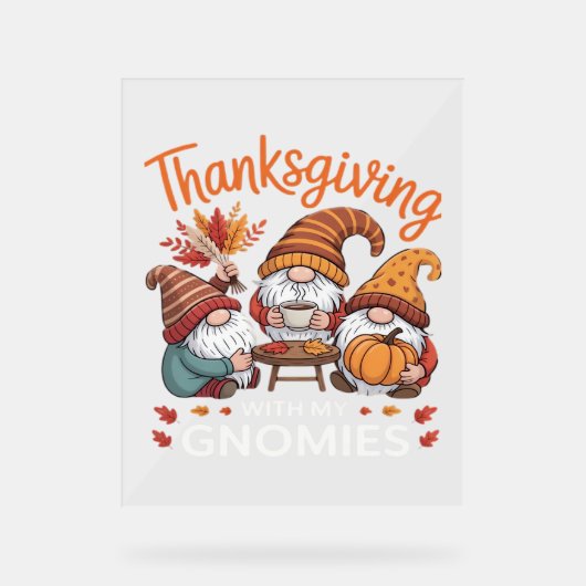 Thanksgiving Gnome Fall Leopard Turkey Essentiel T (Recto)