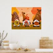 Thanksgiving Gnomen Poster (Keuken)