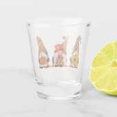 Thanksgiving Gnomen Shot Glass Shot Glas (Achterkant)