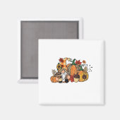 Thanksgiving Gnomes Fall Leaves Gnomes Funny Herfs Magneet (Voorkant / Achterkant)
