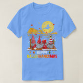 Thanksgiving Gnomes Happy Hanksmas Halloween T-shirt (Design voorkant)