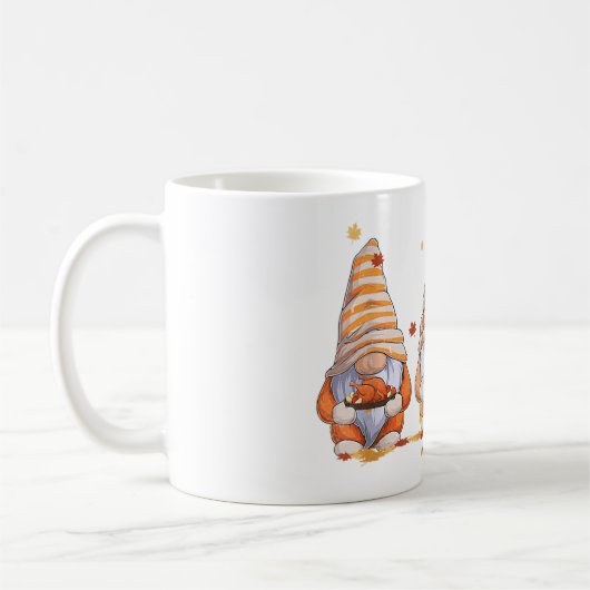 Thanksgiving Gnomes Mug (Gauche)