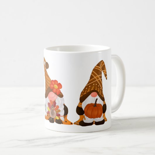 Thanksgiving Gnomes Mug (Devant droit)