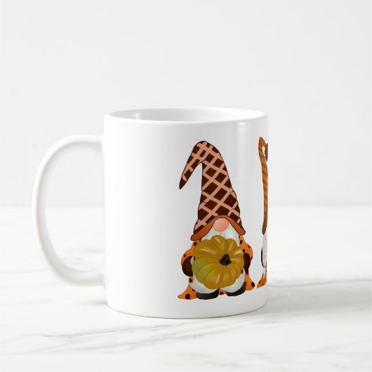 Thanksgiving Gnomes Mug (Gauche)