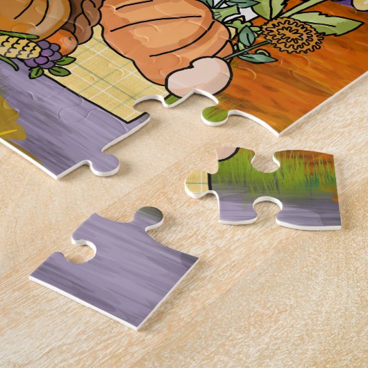 Thanksgiving Gnomes Trio Puzzle (Côté)