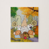 Thanksgiving Gnomes Trio Puzzle (Vertical)