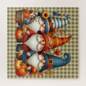 Thanksgiving Gnomes Trio Puzzle Legpuzzel (Horizontaal)