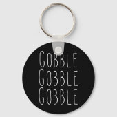 Thanksgiving gobbel sleutelhanger (Voorkant)