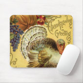  Thanksgiving Groet met Turkije Muismat (Met muis)