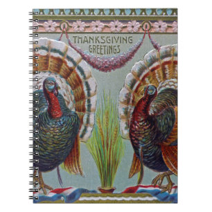 Thanksgiving groeten 1906 notitieboek